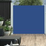 Copertină laterală retractabilă de terasă, albastru, 170x300 cm GartenMobel Dekor