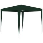 Cort de petrecere profesional, verde, 2,5 x 2,5 m, 90 g/m² GartenMobel Dekor