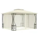 Pavilion cu plase, crem, 300 x 300 x 265 cm GartenMobel Dekor
