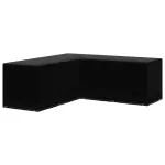 Husă mobilier de grădină, formă de L, 12 ocheți, 250x250x90 cm GartenMobel Dekor