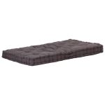 Pernă podea canapea din paleți, 120x80x10, antracit, bumbac GartenMobel Dekor