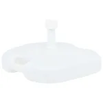 Suport umbrelă, alb, 16 L, plastic, umplere cu nisip/apă GartenMobel Dekor