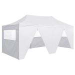 Cort de petrecere pliabil cu 4 pereți, alb, 3 x 6 m, oțel GartenMobel Dekor
