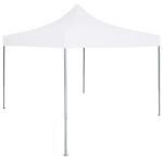 Cort de petrecere pliabil profesional, alb, 3 x 3 m, oțel GartenMobel Dekor