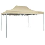 Cort de petrecere pliabil profesional, crem, 3 x 4 m, oțel GartenMobel Dekor