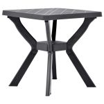 Masă de bistro, antracit, 70 x 70 x 72 cm, plastic GartenMobel Dekor