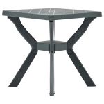 Masă de bistro, verde, 70x70x72 cm, plastic GartenMobel Dekor