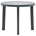 Masă de grădină, verde, 89 cm, plastic GartenMobel Dekor