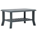 Măsuță de cafea, verde, 90 x 60 x 46 cm, plastic GartenMobel Dekor