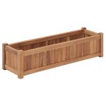 Strat înălțat, 100x30x25 cm, lemn masiv de tec GartenMobel Dekor