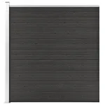 Gard de grădină, gri, 175x186 cm, WPC GartenMobel Dekor