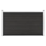 Gard de grădină, gri, 180 x 105 cm, WPC GartenMobel Dekor