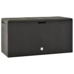 Ladă de depozitare pentru grădină, antracit, 114 x 47 x 60 cm GartenMobel Dekor