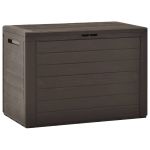 Ladă de depozitare pentru grădină, maro, 78 x 44 x 55 cm GartenMobel Dekor