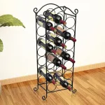 Suport sticle de vin pentru 21 de sticle, metal  GartenMobel Dekor