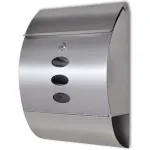 Cutie poștală oțel inoxidabil 30 x 12 x 40 cm GartenMobel Dekor