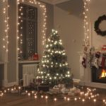 Instalație de lumini cu 400 LED-uri, alb cald, 40 m, 8 efecte GartenMobel Dekor