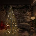 Brad de Crăciun conic 240 LED-uri interior & exterior 115x150cm GartenMobel Dekor