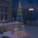 Decorațiune brad Crăciun conic 330 LED-uri colorate 100x300 cm GartenMobel Dekor