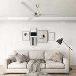 Ventilator de tavan, argintiu, 142 cm GartenMobel Dekor