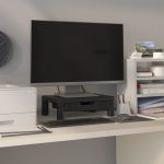 Suport pentru monitor, negru, 43x30,5x13 cm GartenMobel Dekor