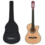 Set chitară acustică occidentală 12 piese, cu 6 corzi, 38"     GartenMobel Dekor
