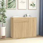 Servantă, stejar Sonoma, 88 x 30 x 70 cm, PAL GartenMobel Dekor