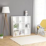 Bibliotecă, alb, 98x29x97,5 cm, lemn prelucrat GartenMobel Dekor