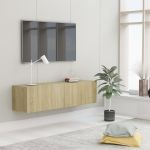 Comodă TV, stejar Sonoma, 120 x 30 x 30 cm, PAL GartenMobel Dekor