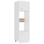 Dulap cuptor microunde, alb, 60 x 57 x 207 cm, PAL GartenMobel Dekor