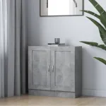 Bibliotecă, gri beton, 82,5 x 30,5 x 80 cm, PAL GartenMobel Dekor