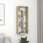 Raft de perete, stejar sonoma, 36x16x90 cm, PAL GartenMobel Dekor