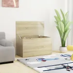 Cufăr de depozitare, stejar sonoma, 84x42x46 cm, lemn compozit GartenMobel Dekor