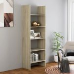 Bibliotecă, stejar Sonoma, 60x35x180 cm, PAL GartenMobel Dekor
