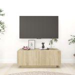 Comodă TV, stejar sonoma, 100x35x40 cm, PAL   GartenMobel Dekor