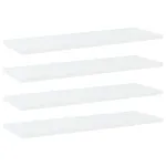 Plăci bibliotecă, 4 buc., alb, 60 x 20 x 1,5 cm, PAL GartenMobel Dekor
