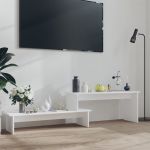 Comodă TV, alb, 180x30x43 cm, PAL GartenMobel Dekor