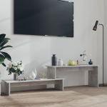 Comodă TV, gri beton, 180x30x43 cm, PAL  GartenMobel Dekor