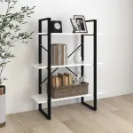 Bibliotecă, alb, 80x30x105 cm, PAL GartenMobel Dekor