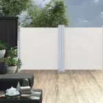 Copertină laterală retractabilă, crem, 120 x 600 cm GartenMobel Dekor