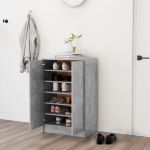 Pantofar, gri beton, 60x35x92 cm, PAL     GartenMobel Dekor