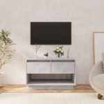 Comodă TV, gri beton, 70x41x44 cm, PAL GartenMobel Dekor