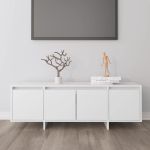 Comodă TV, alb, 120x30x40,5 cm, PAL GartenMobel Dekor