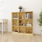 Bibliotecă/Separator cameră, 104x33,5x110 cm, lemn masiv pin GartenMobel Dekor