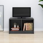 Comodă TV, gri, 70x33x42 cm, lemn masiv de pin GartenMobel Dekor