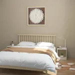 Noptiere, 2 buc., alb, 35,5x33,5x41,5 cm, lemn masiv de pin GartenMobel Dekor