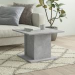 Măsuță de cafea, gri beton, 55,5x55,5x40 cm, PAL GartenMobel Dekor