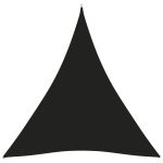 Parasolar, negru, 3x4x4 m, țesătură oxford, triunghiular GartenMobel Dekor