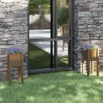 Jardiniere grădină 2 buc. maro miere 31x31x70 cm lemn masiv pin GartenMobel Dekor