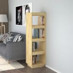 Bibliotecă/Separator cameră, 40x35x135 cm, lemn masiv de pin GartenMobel Dekor